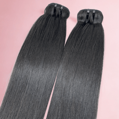 BUNDLE DEAL: 3 Raw Straight Hair Bundles - The BossBabe Company